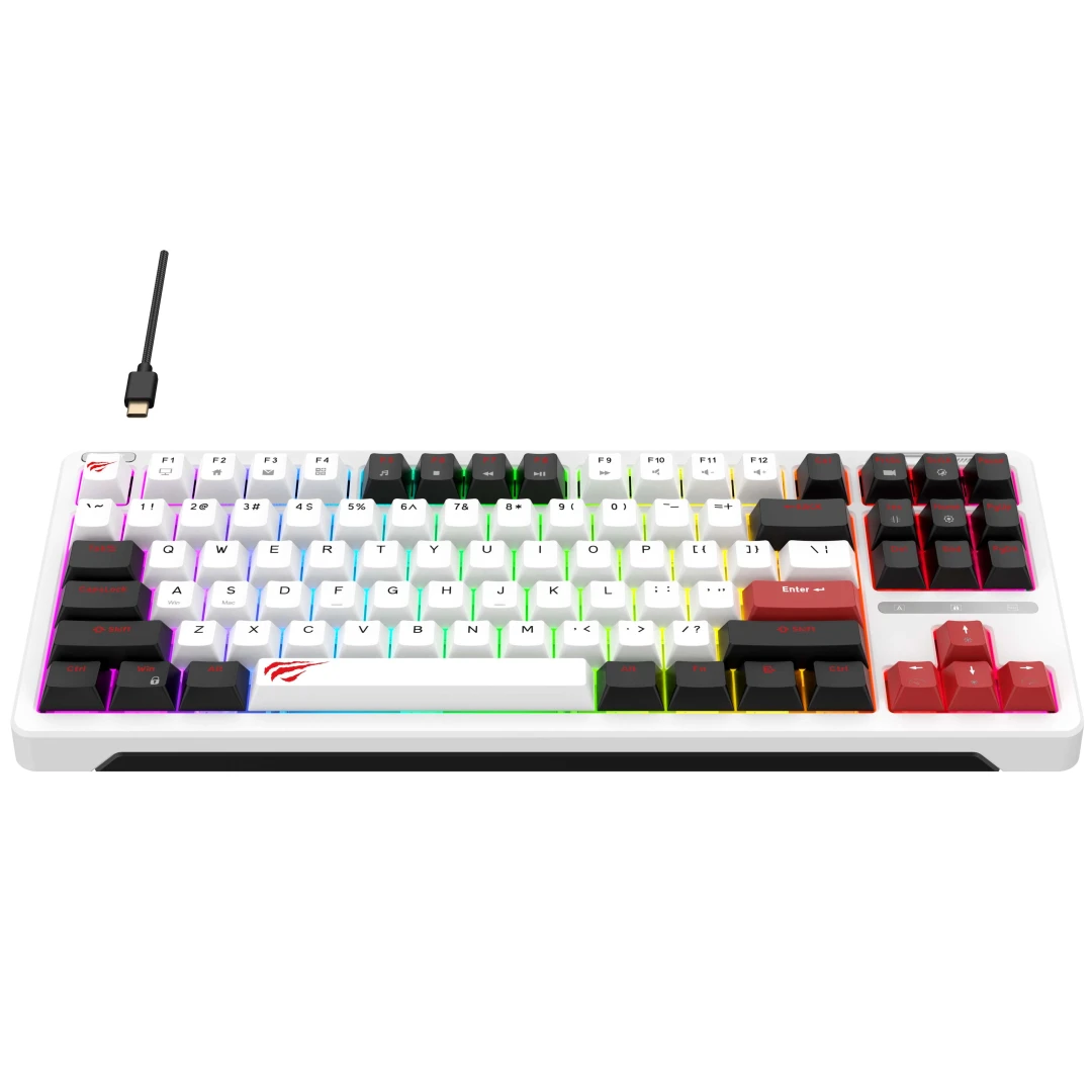 CLAVIER GAMER HAVIT KB902L RGB B/W/R – Image 3