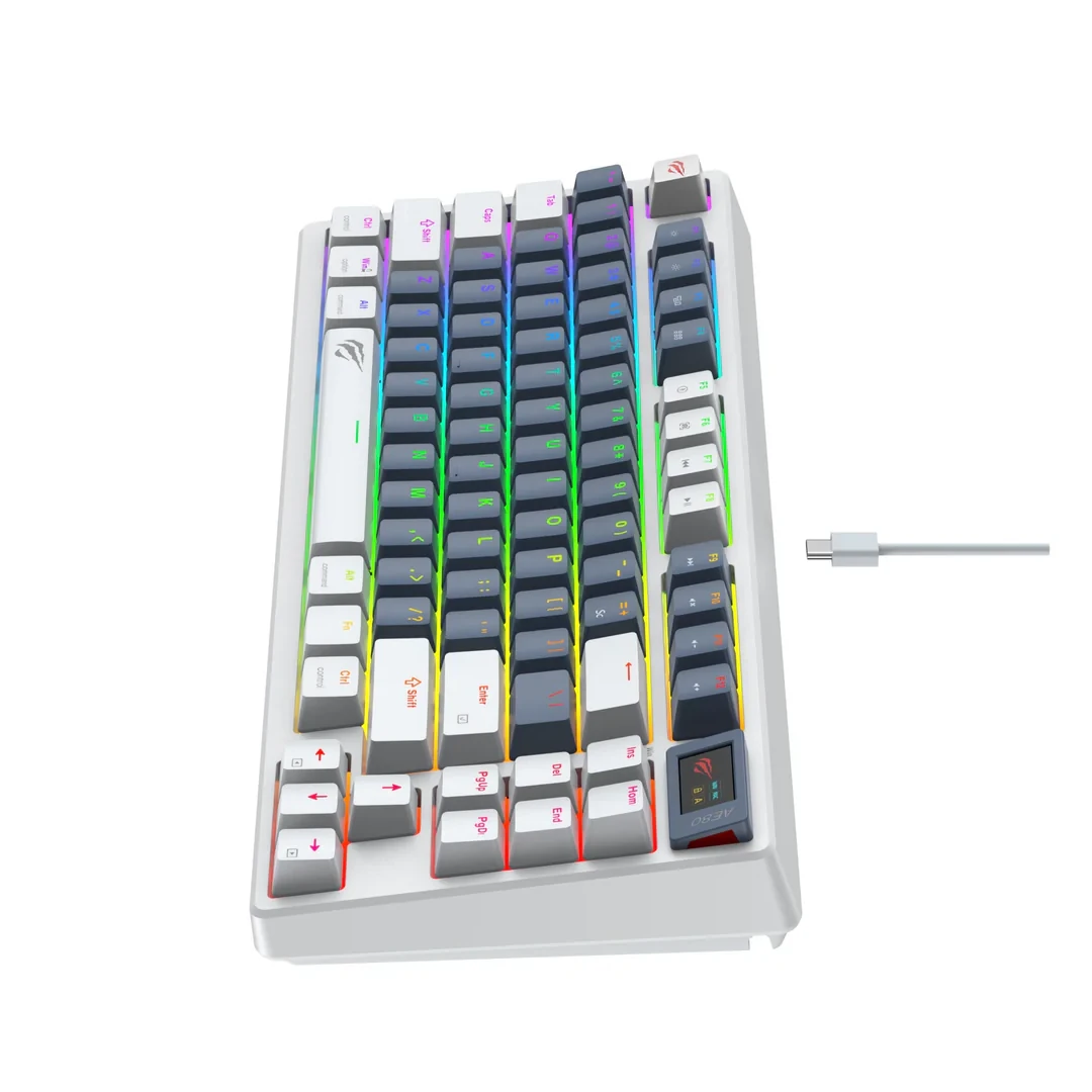 CLAVIER GAMER HAVIT MECANIQUE KB-884L SWITCH RED+SCREEN – Image 4
