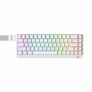 CLAVIER GAMER HAVIT MECANIQUE KB922 WHITE RED 65%