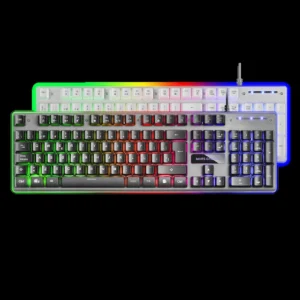 CLAVIER MARS GAMING MK220 RGB BLACK / WHITE