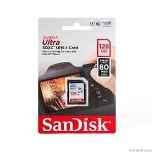 CM SANDISK 128GO APPAREIL PHOTO