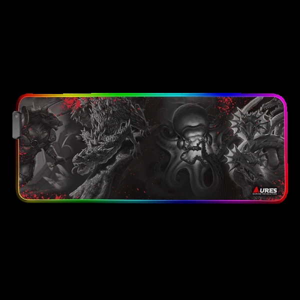 COMBO CLAVIER / SOURIS / CASQUE / TAPIS AURES CS9 – Image 3