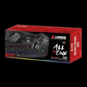COMBO CLAVIER / SOURIS / CASQUE / TAPIS AURES CS9