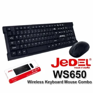 COMBO CLAVIER / SOURIS SANS FIL JEDEL WS 650