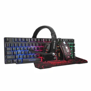 COMBO GAMER SCORPION MARVON CM370 4 IN 1 CLAVIER / SOURIS / CASQUE / TAPIS