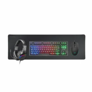 COMBO MARS GAMING MCP-RGB3W WHITE 4IN1 CLAVIER / SOURIS / TAPIS / CASQUE