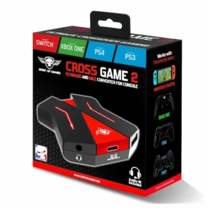 CONVERTISSEUR CROSSGAME 2 (NINTENDO SWITCH / PS4 / PS3 / XBOX ONE / CLAVIER SOURIS CASQUE MANETTE)