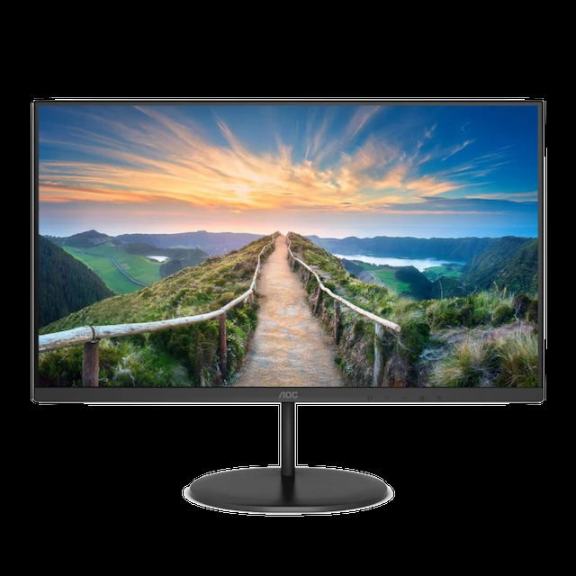 ECRAN AOC 27" IPS U27V4 4K 4MS ADJUSTABLE STAND