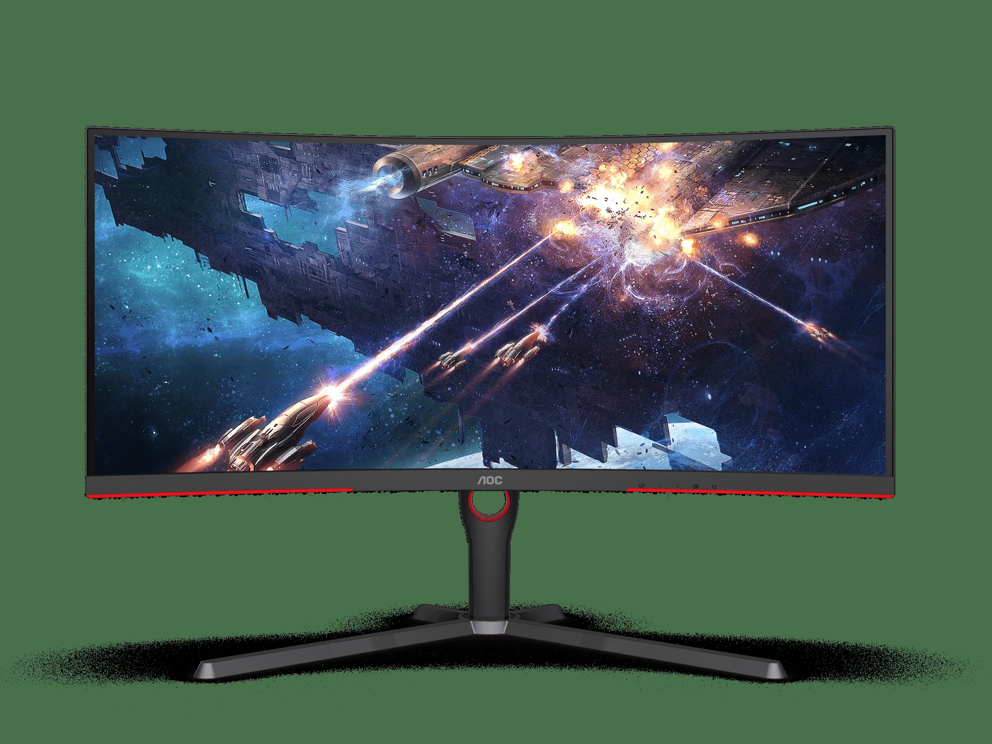 ECRAN AOC 34" 2K ULTRAWIDE CU34G3S 165HZ 1MS CURVED – Image 7