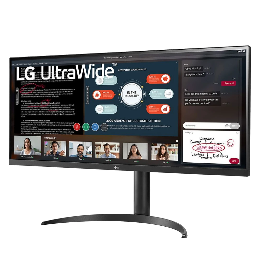 ECRAN LG 34" WP550 75HZ 5MS IPS FHD UltraWide – Image 3