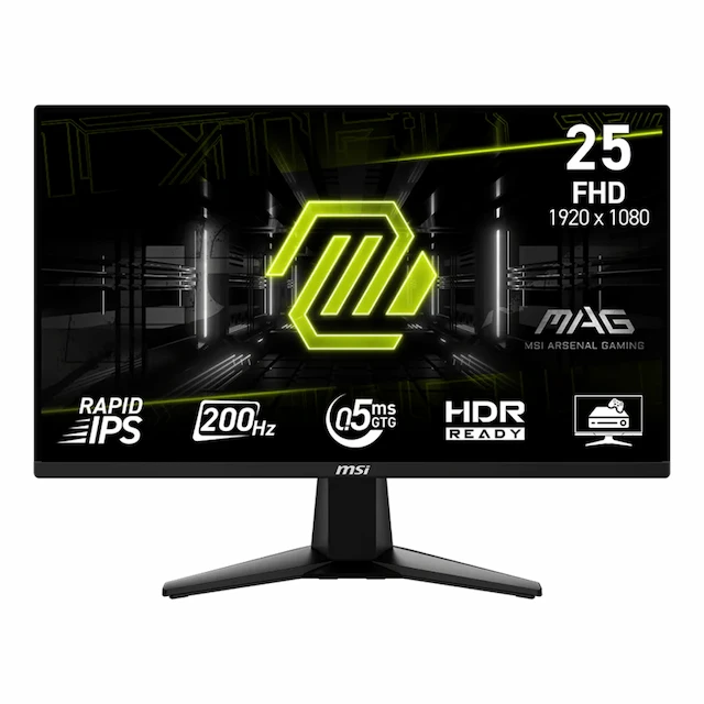 ECRAN MSI MAG 25" 255F E20 IPS 200hz / 0.5ms