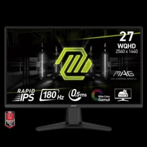 ECRAN MSI MAG 275QF - 27" - RAPID IPS 2K 180HZ 0.5 HDR READY AI VISION