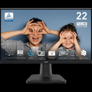 ECRAN MSI MP225 21.5" 100hz / 1ms / IPS