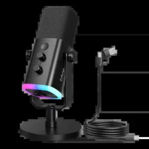FIFINE AmpliGame AM8 USB/XLR Dynamic Microphone RGB BLACK