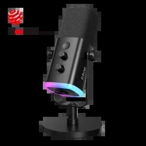FIFINE AmpliGame AM8 USB/XLR Dynamic Microphone RGB BLACK – Image 4