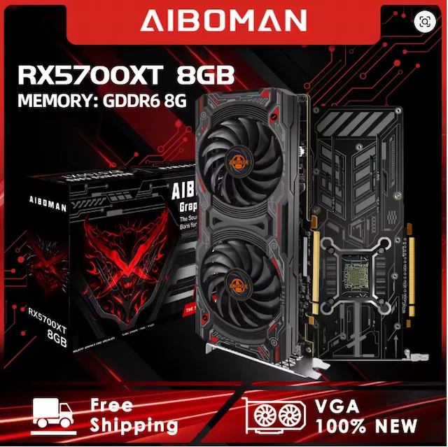 GPU AIBOMAN RX 5700XT 8GO GDDR6