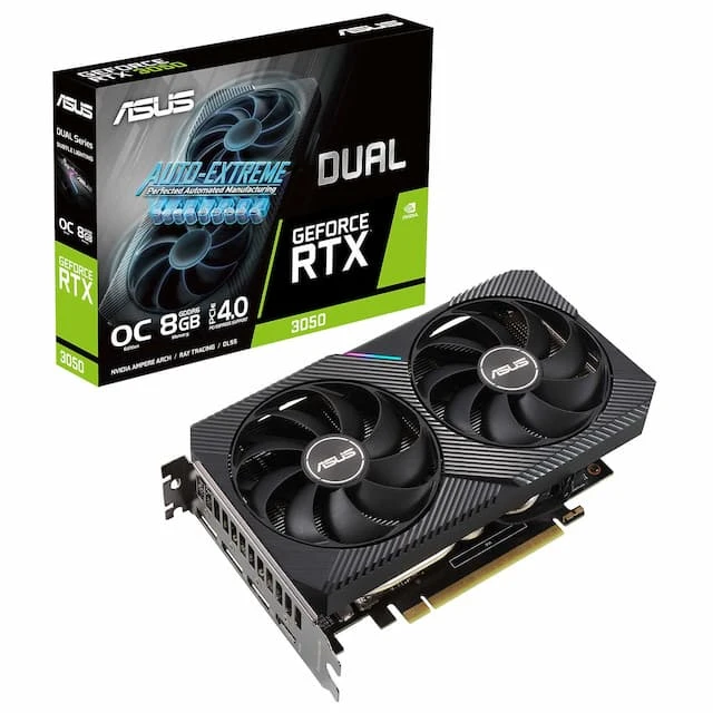 GPU ASUS DUAL RTX3050 08 GB