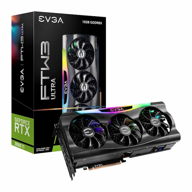 GPU EVGA RTX 3080TI FTW3 ULTRA 12GO OCCASION
