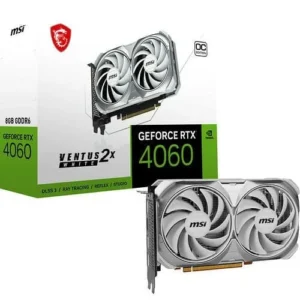 GPU MSI VENTUS RTX 4060 GAMING OC 08 GB WHITE EDITION