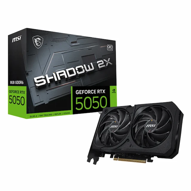 GPU RTX 5050 8GO MSI SHADOW X2 OC