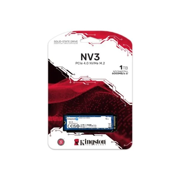 KINGSTON NV3 1TB NVME SSD PCIe 4.0 6000 Mo/s