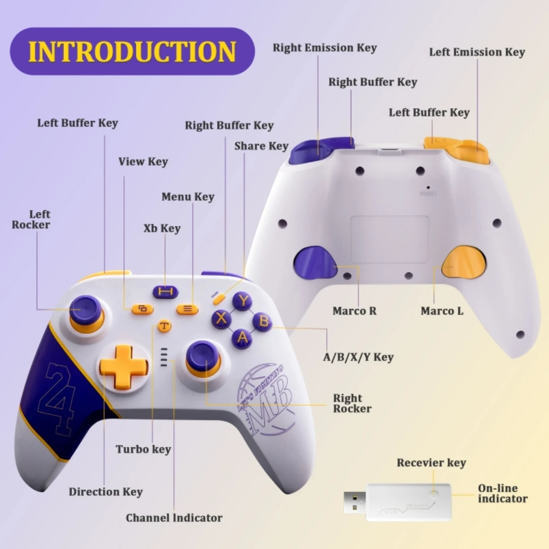 MANETTE SANS FIL N2 PS3 / XBOX ONE / XBOX SERIES S BATTERIE RECHARGEABLE - – Image 4