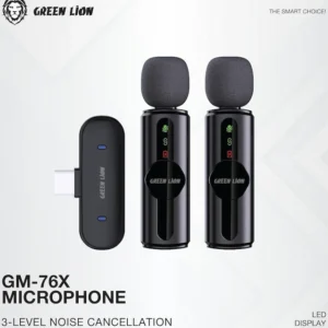 MICROPHONE BLUETOOTH GREEN LION GM76X