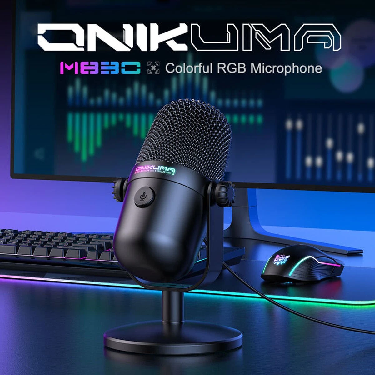 MICROPHONE GAMING ONIKUMA M830 USB – Image 4