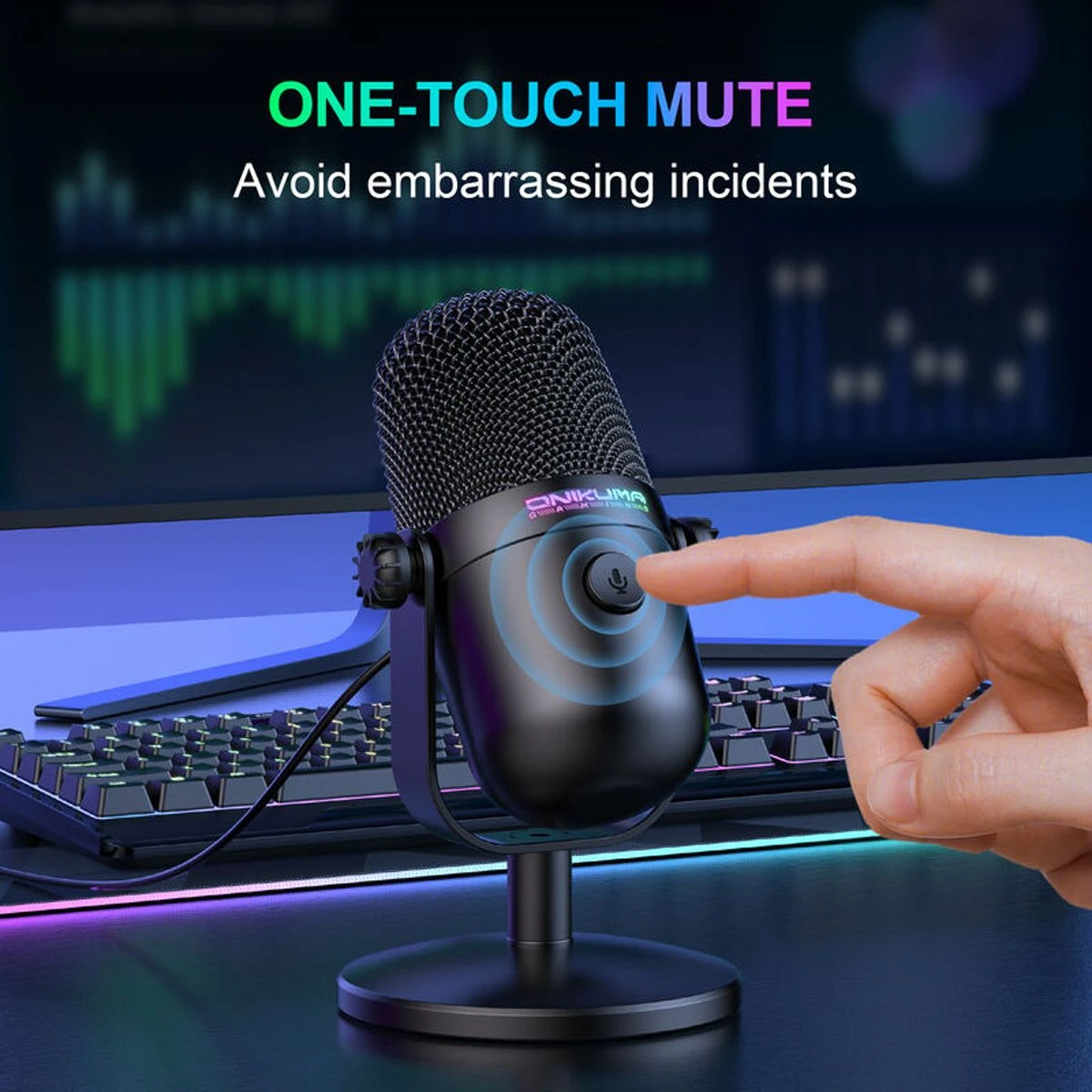 MICROPHONE GAMING ONIKUMA M830 USB – Image 6