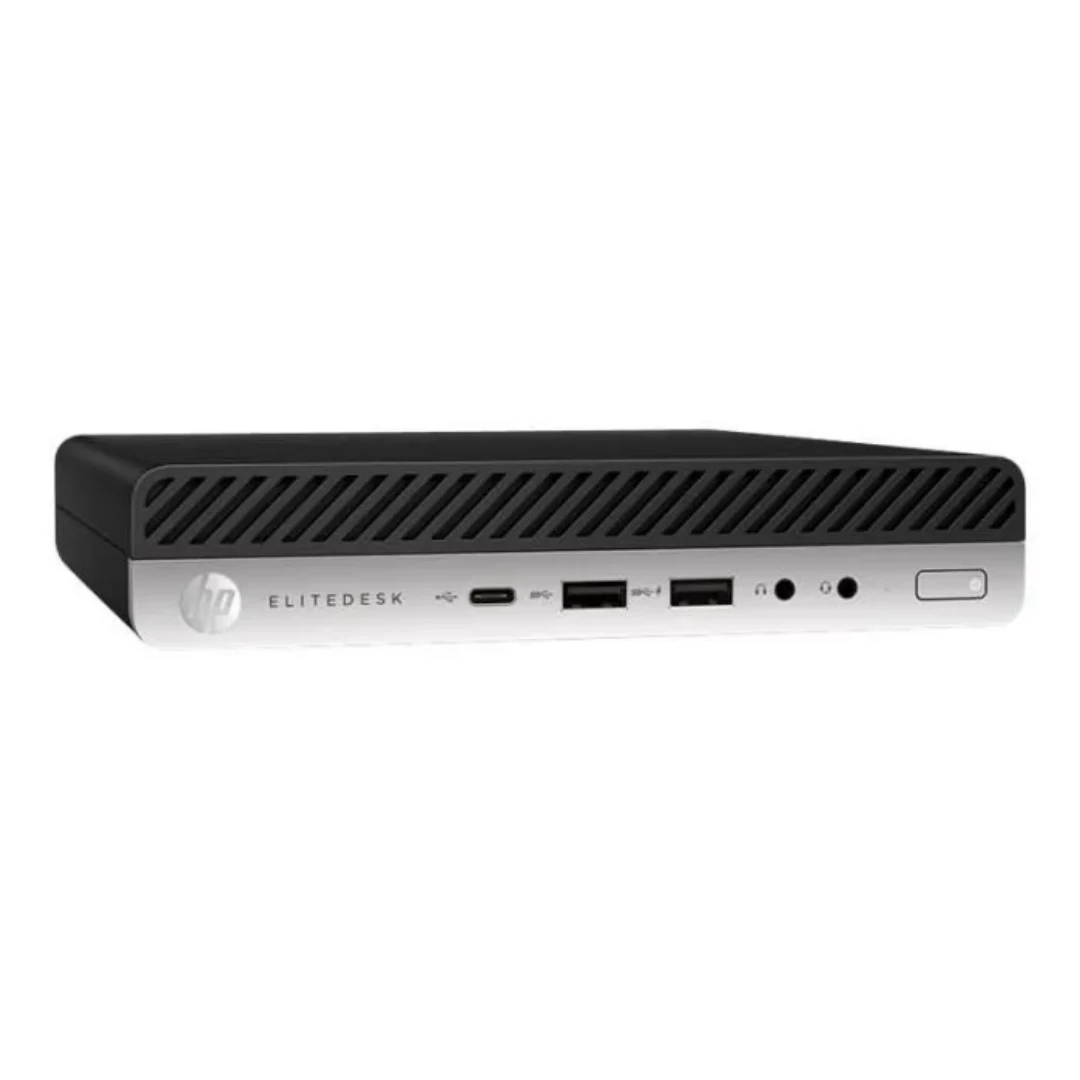 PC DE BUREAU OCCASION HP EliteDesk 800 G3 MINI I3 6EME / 8GB DDR4 / 256GB NVME DVD-RW AC – Image 2