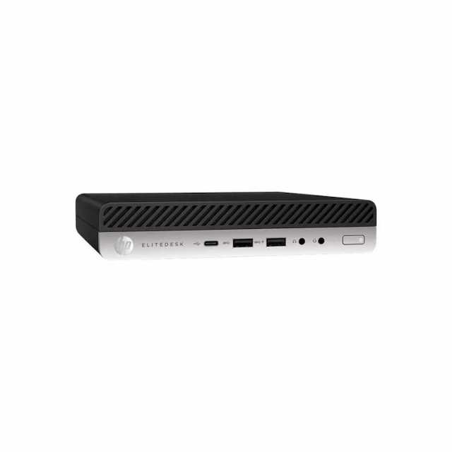 PC DE BUREAU OCCASION HP EliteDesk 800 G3 MINI I3 6EME / 8GB DDR4 / 256GB NVME DVD-RW AC