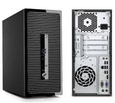 PC DE BUREAU OCCASION HP PRODESK 400 G3 CELERON G4400 6EME / 4GB / 500 Hdd