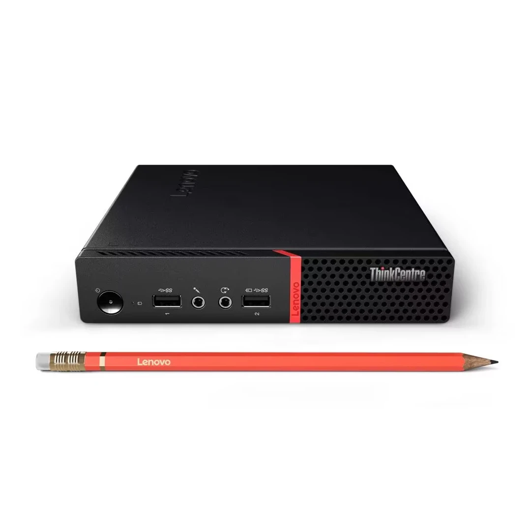 PC DE BUREAU OCCASION LENOVO M715Q MINI AMD PRO A6 / 4GB / 128 NVME / NO AC – Image 2