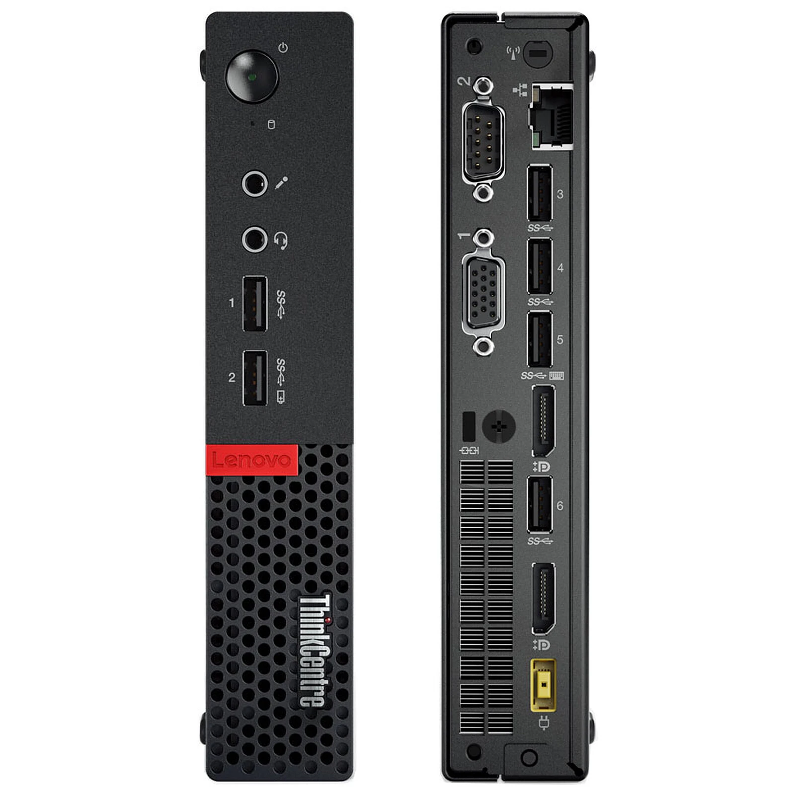 PC DE BUREAU OCCASION LENOVO THINKCENTRE M710Q I3 6EME / 8 / 500 / NO AC – Image 2