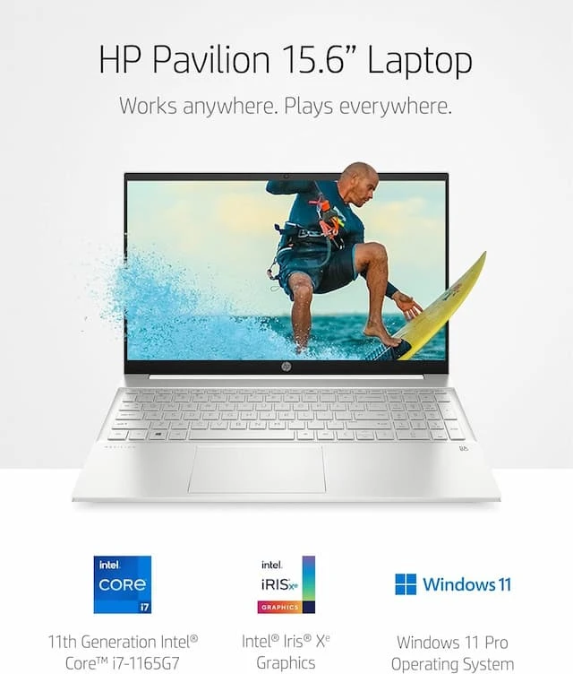PC PORTABLE HP PAVILION 15 I7 1165G7 / 16 / 512