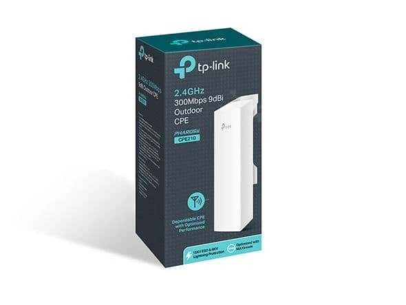 POINT D ACCES EXTERIEUR TPLINK CPE 210 2.4GHZ 9 DBI