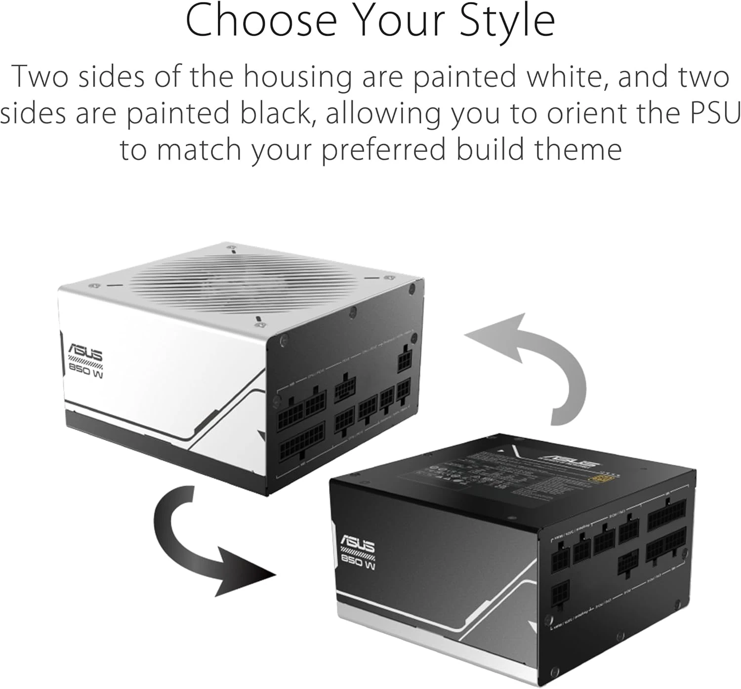 PSU ASUS PRIME AP-850 850W 80+ GOLD FULL MODULAR – Image 2