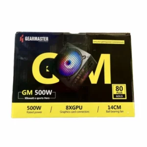 PSU GEARMASTER 500W 80+ RGB