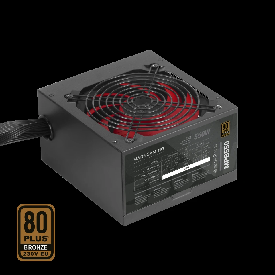 PSU MARS GAMING MPB 550W 80+ – Image 2