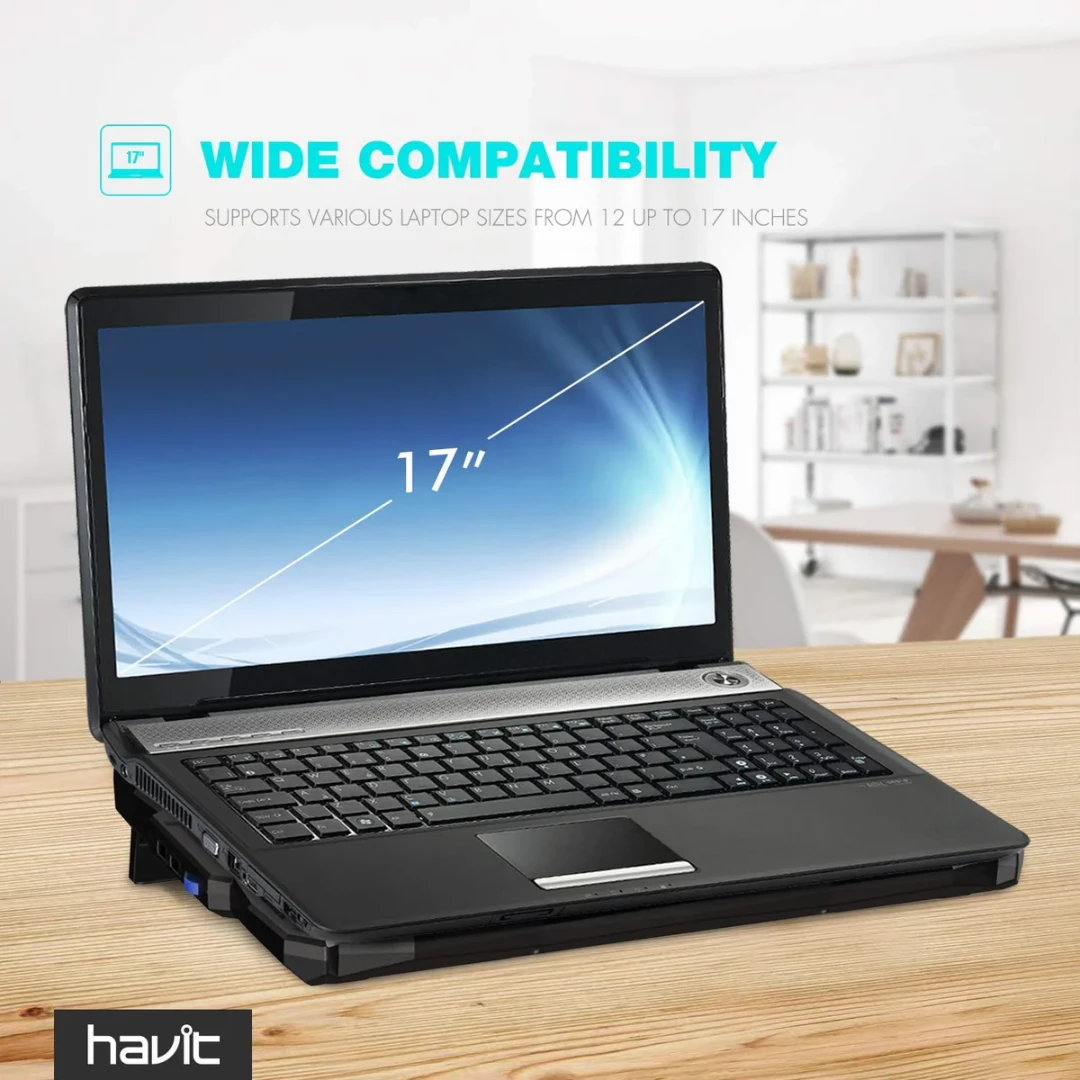 REFROIDISSEUR PC PORTABLE HAVIT F2068 RGB – Image 6