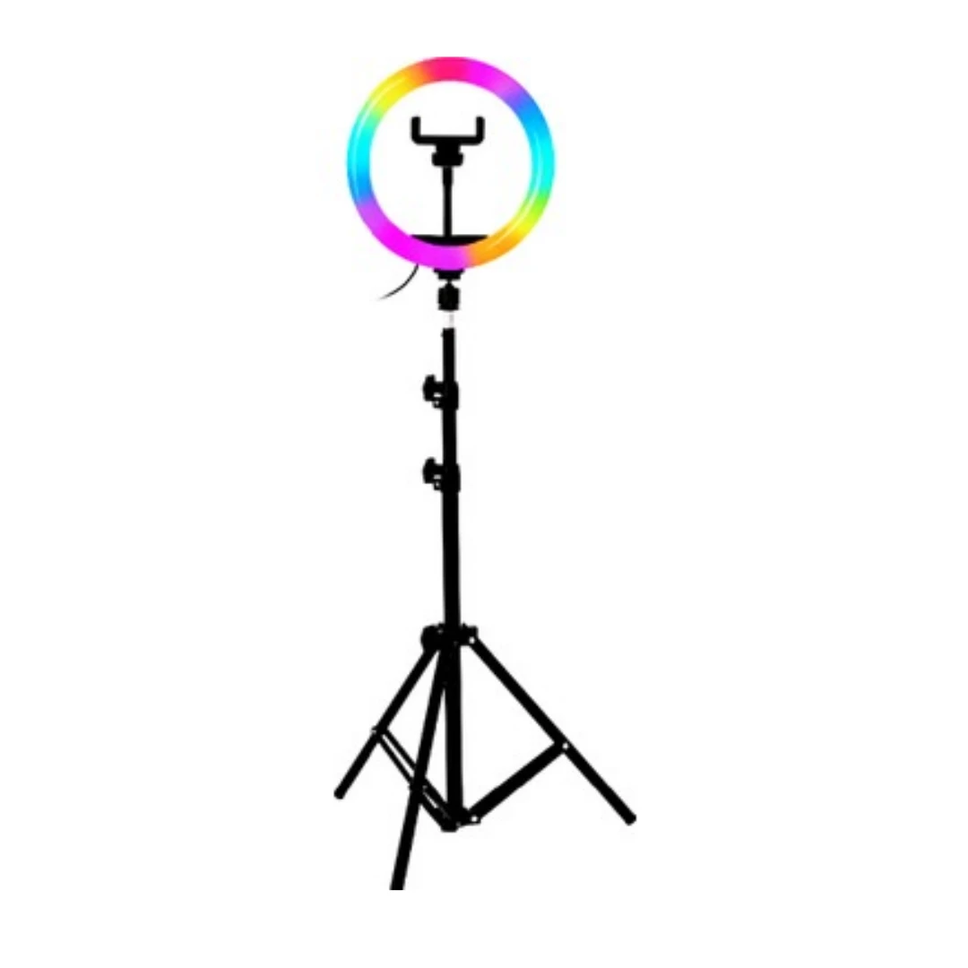 RINGLIGHT LED 10" AVEC TREPIED ET SUPPORT DE TELEPHONE MJ26 – Image 2