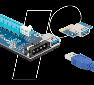 RISER PCI X1 TO PCI X16