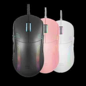 SOURIS MARS GAMING MMPRO RGB ROSE / NOIR