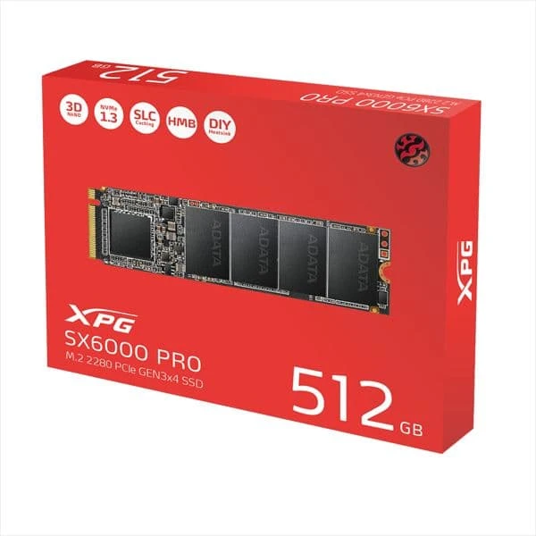 SSD NVME 512 ADATA SX6000 PRO GEN3