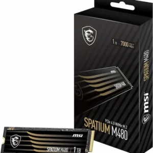 SSD NVME MSI SPATIUM M480 1TB PCIE 4.0 NVME