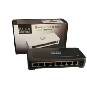 SWITCH ETHERNET ALFA 8 PORTS