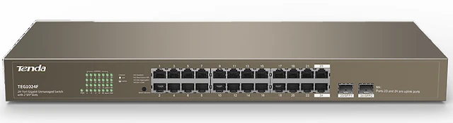 SWITCH ETHERNET TENDA 24 PORTS 1024D