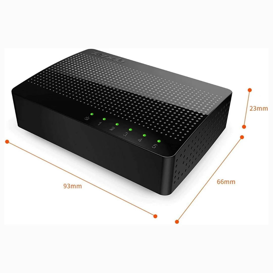 SWITCH ETHERNET TENDA SG105 05 PORTS GIGABYT 10 / 1000 – Image 6