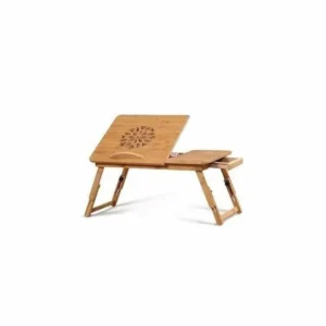 TABLE POUR PC PORTABLE EN BOIS BAMBO