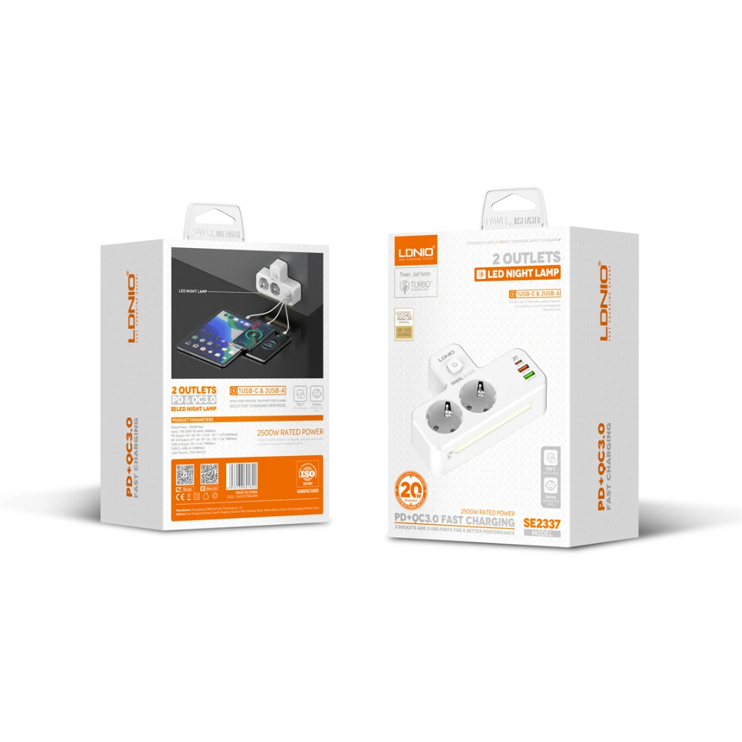 TRIPLETTE LDNIO SE-2337 – Image 4